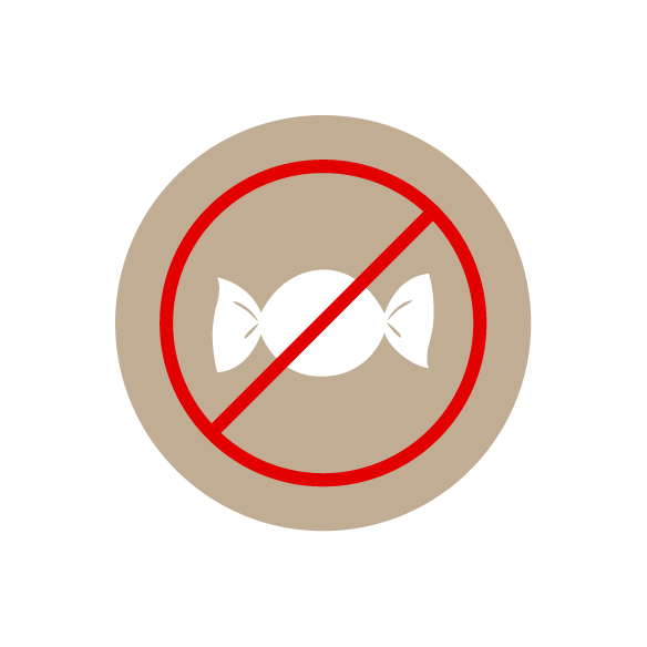 mymuesli Icon für Produkte ohne Zuckerzusatz