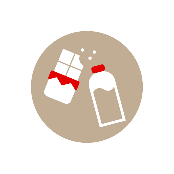 mymuesli Icon für Zuckerarme Produkte, die von Natur aus max. 5g Zucker pro 100g festes Lebensmittel enthalten