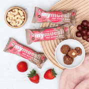 7x3 Nut Butter Balls Cashew Strawberry