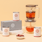 Tree of Tea Tea Maker im Set mit Tee und Teeglas