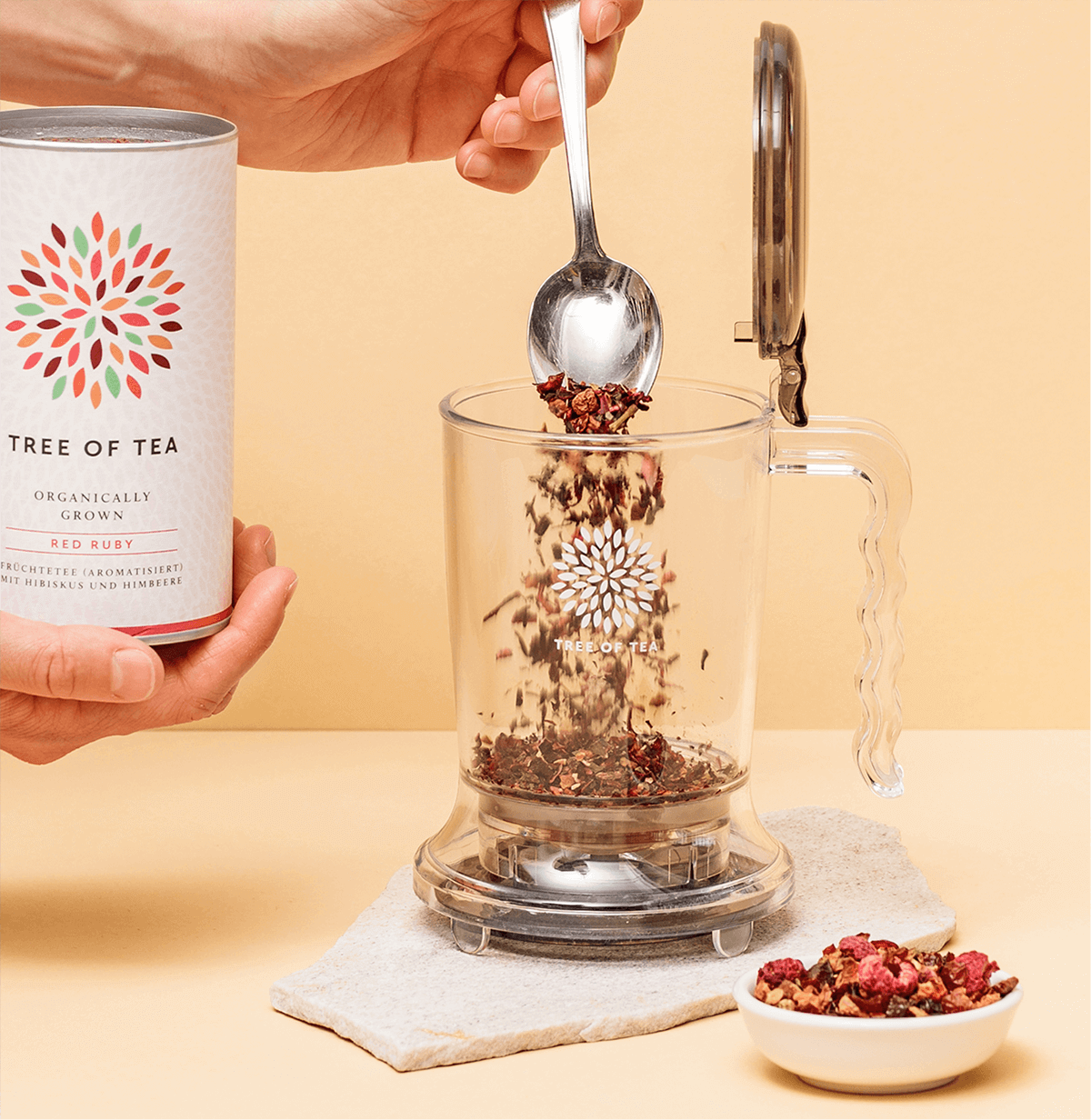 Tea Maker Set met 3 soorten thee