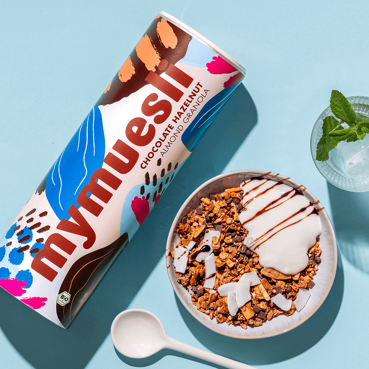 Chocolate Hazelnut Almond Granola Müsli