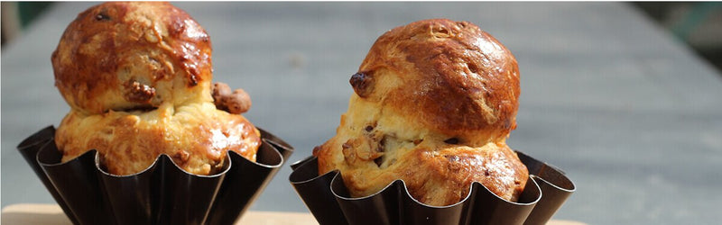 Schoko-Brioches in Förmchen