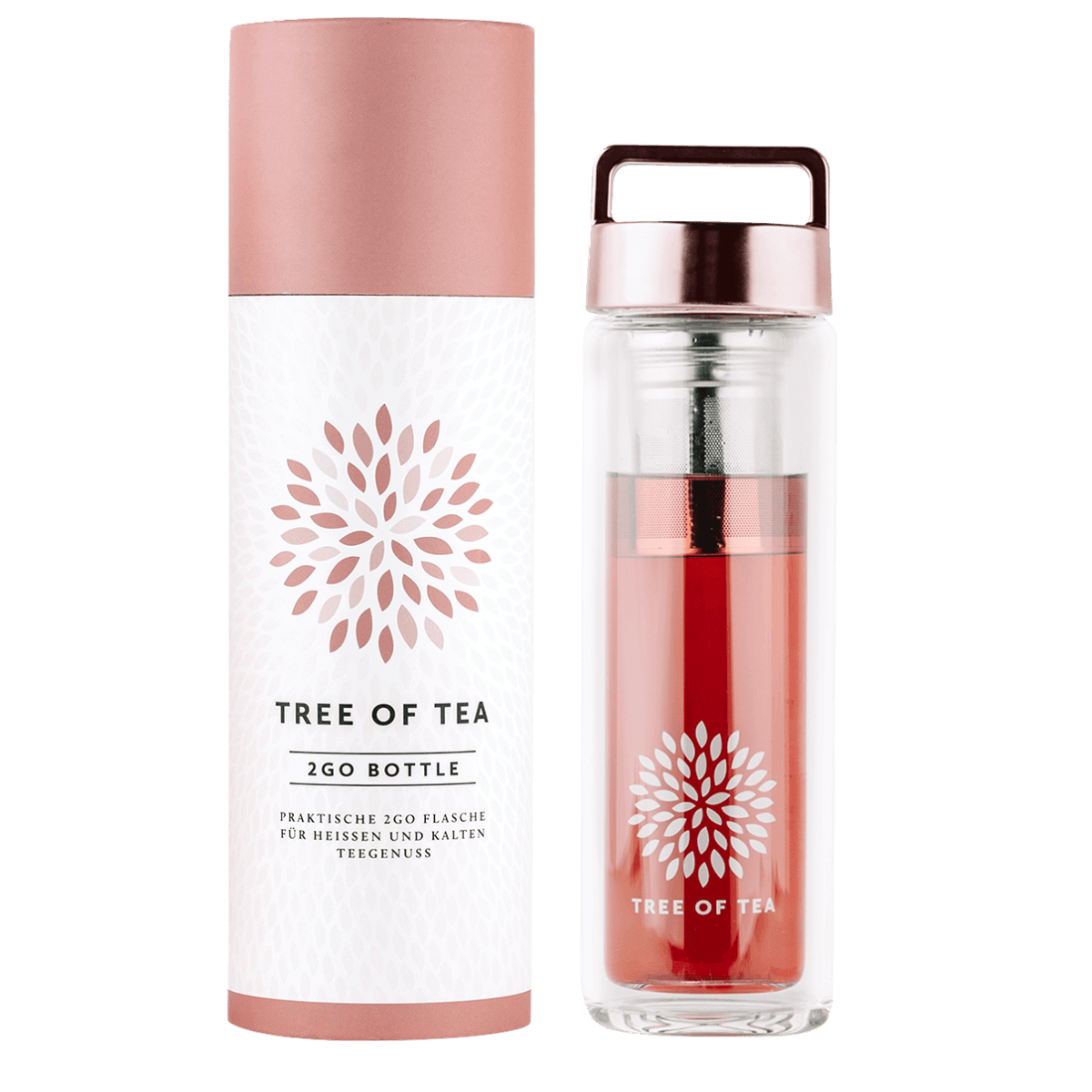 Tree of Tea 2go Bottle, roségold