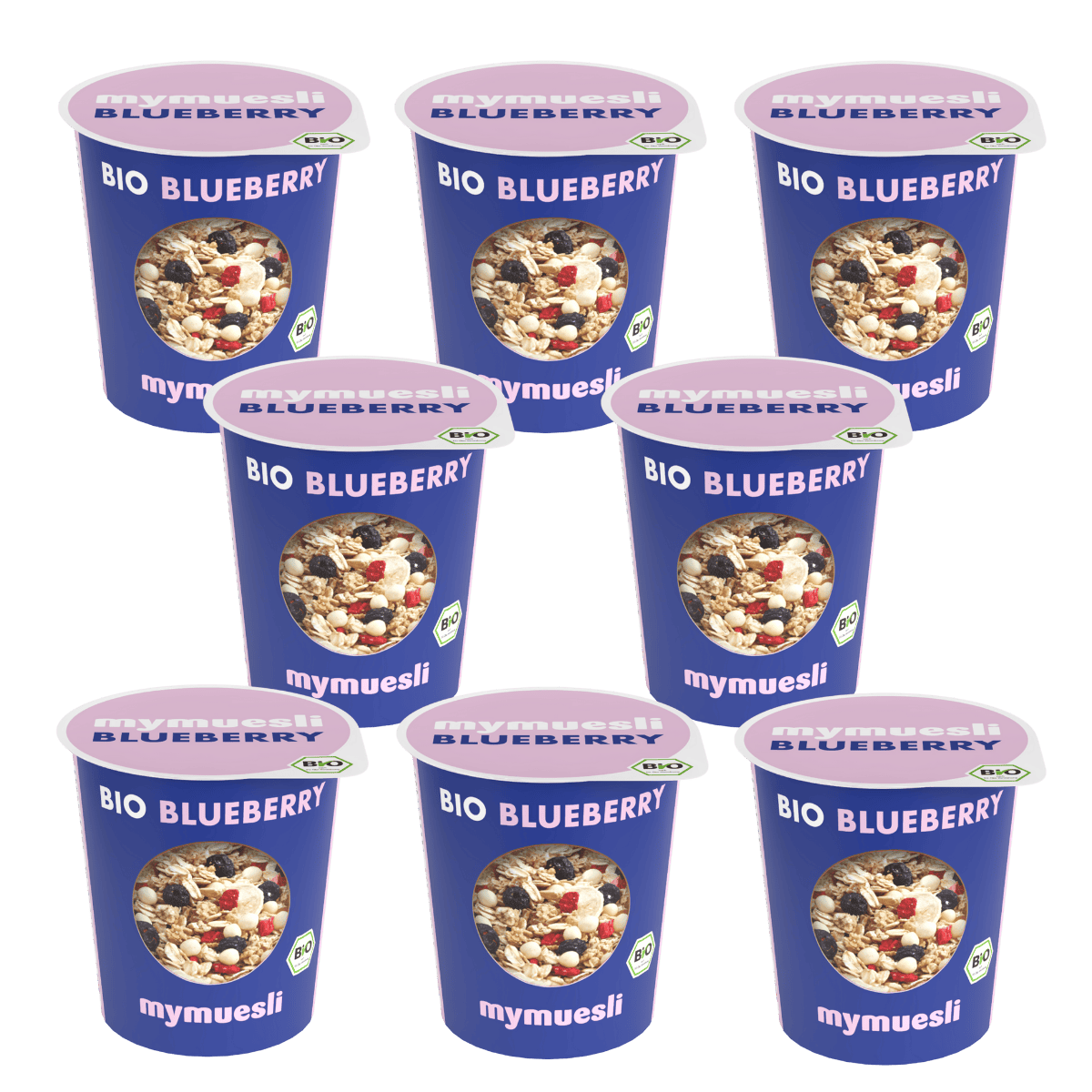 mymuesli portiebekers Blueberry 8 pack