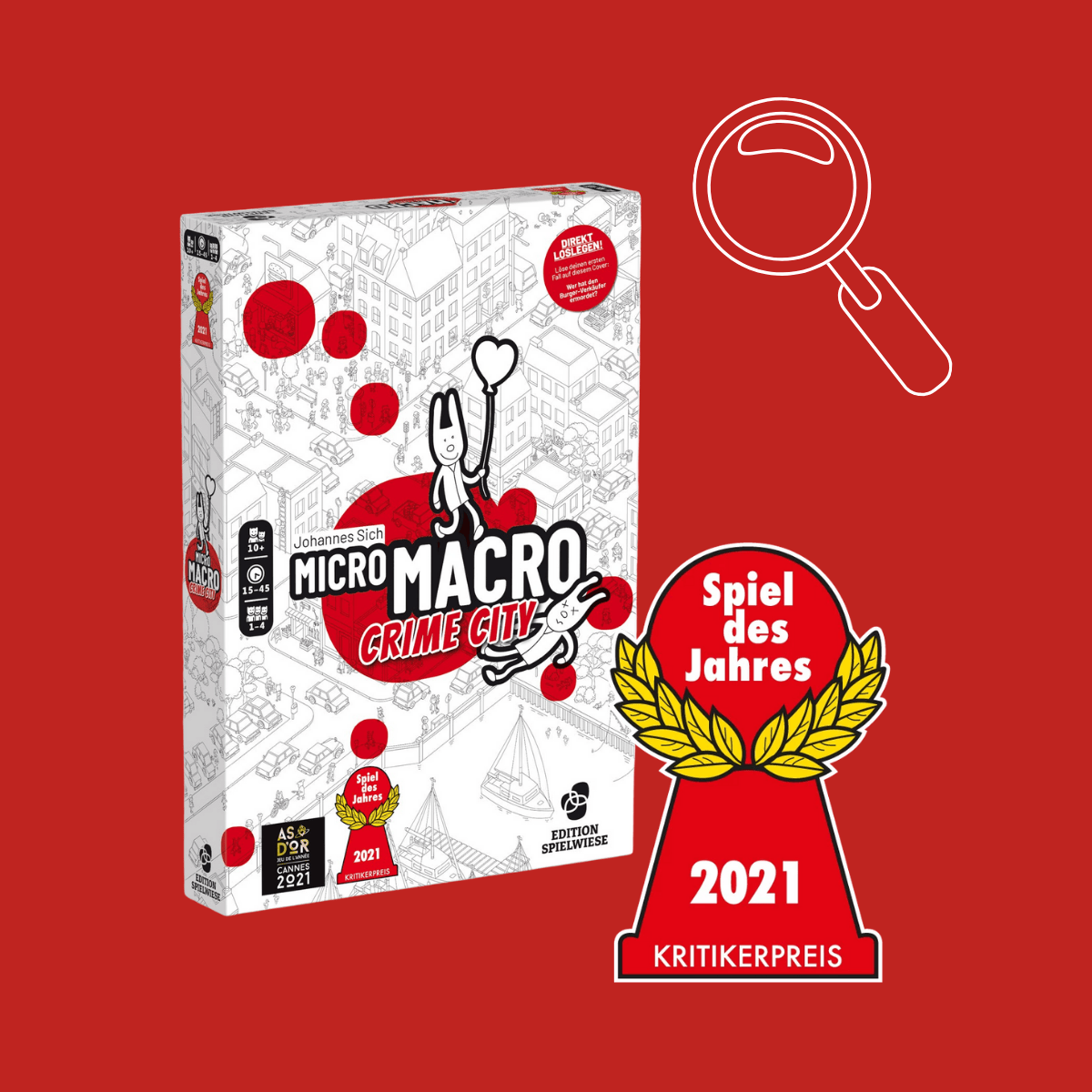 MicroMacro: Crime City. Spiel des Jahres 2021