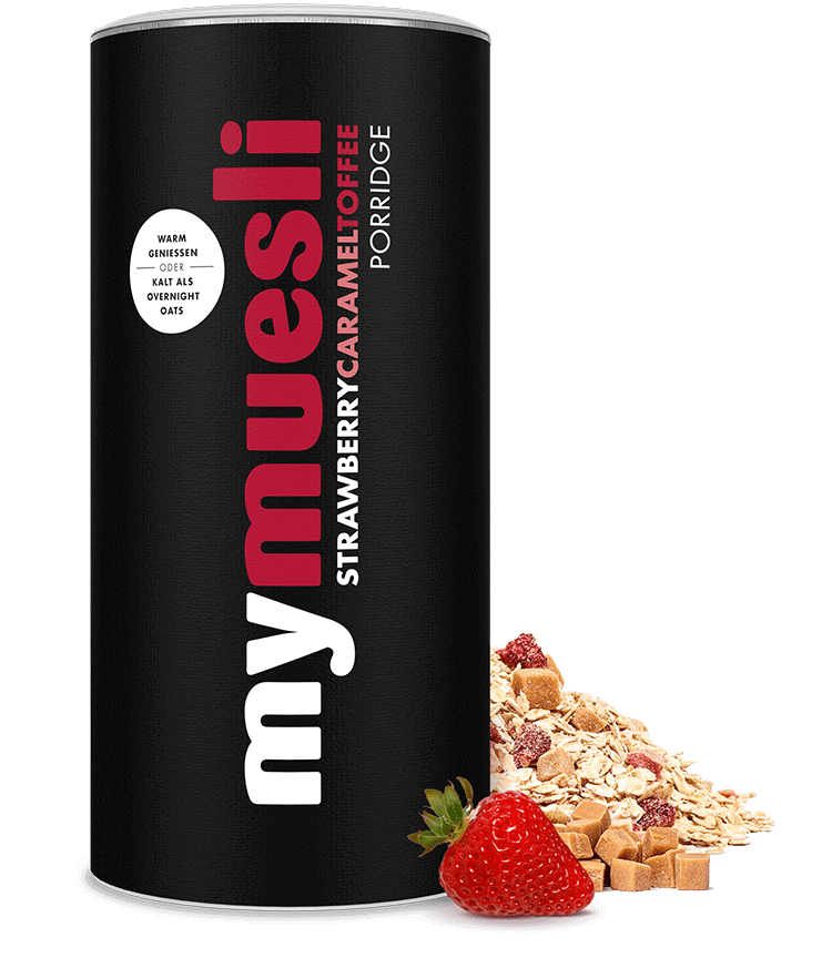 Strawberry Caramel Toffee Porridge