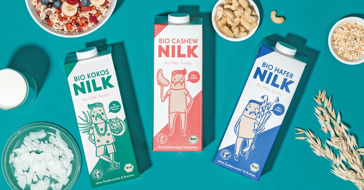 Nilk Klassieker Trio Probeerpakket met Kokos, Haver en Cashew