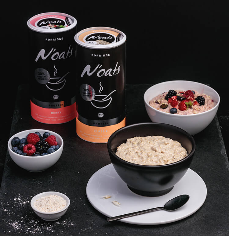 Mit 30% Protein sind unsere Noats Protein Sorten perfekt für Deine eiweißreiche Ernährung.