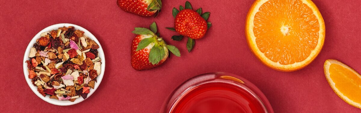 Strawberry Bliss met sinaasappel en aardbei