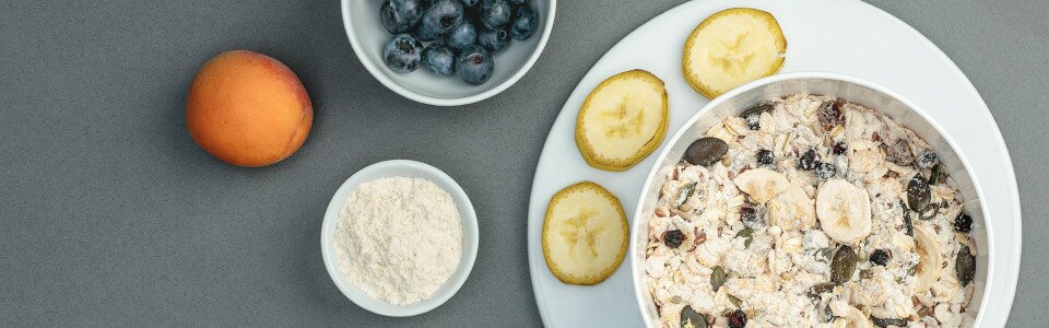 Müsli mit hohem Proteingehalt für deinen Muskelaufbau.