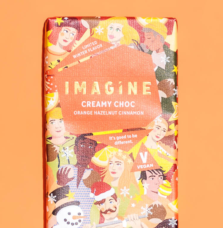 article3b-muesli-creamy-choc-orange.jpg Imagine Creamy Choc Orange Hazelnut Cinnamon Design mit Winter Motiv in Orange