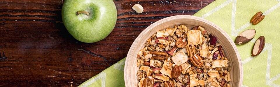 Paleo voeding en dieet bij mymuesli met goede ingrediënten zoals fruit en noten