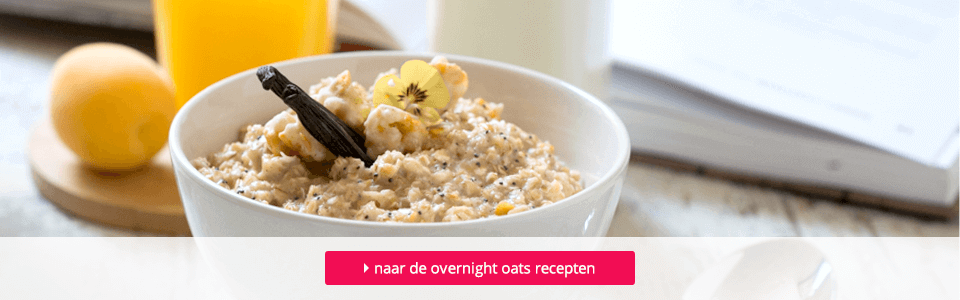 Overnight oats bereiding en recepten